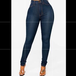 Fashion Nova high waisted jeans